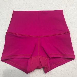 pink lululemon shorts